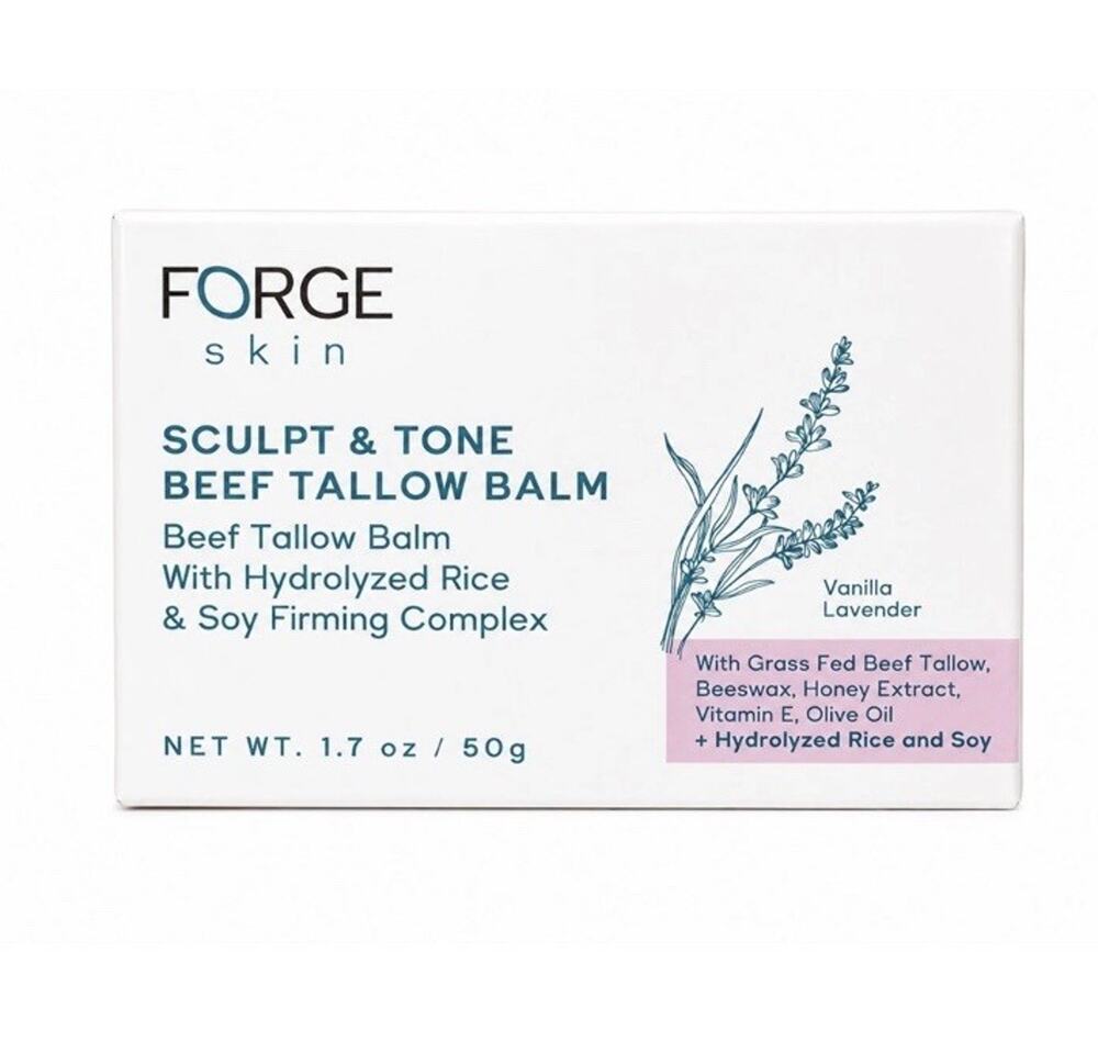 New Sealed Forge Sculpt & Tone Firming Hydrating Beef Tallow Balm 1.7 Oz